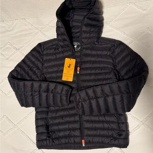 SAVE THE DUCK Black Puffer Jacket